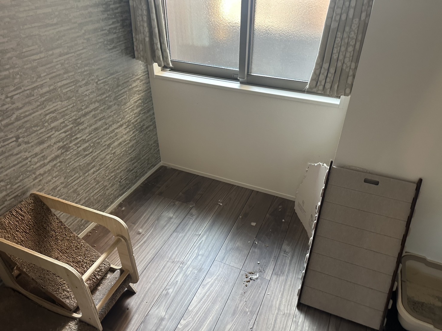 屋根裏部屋清掃後