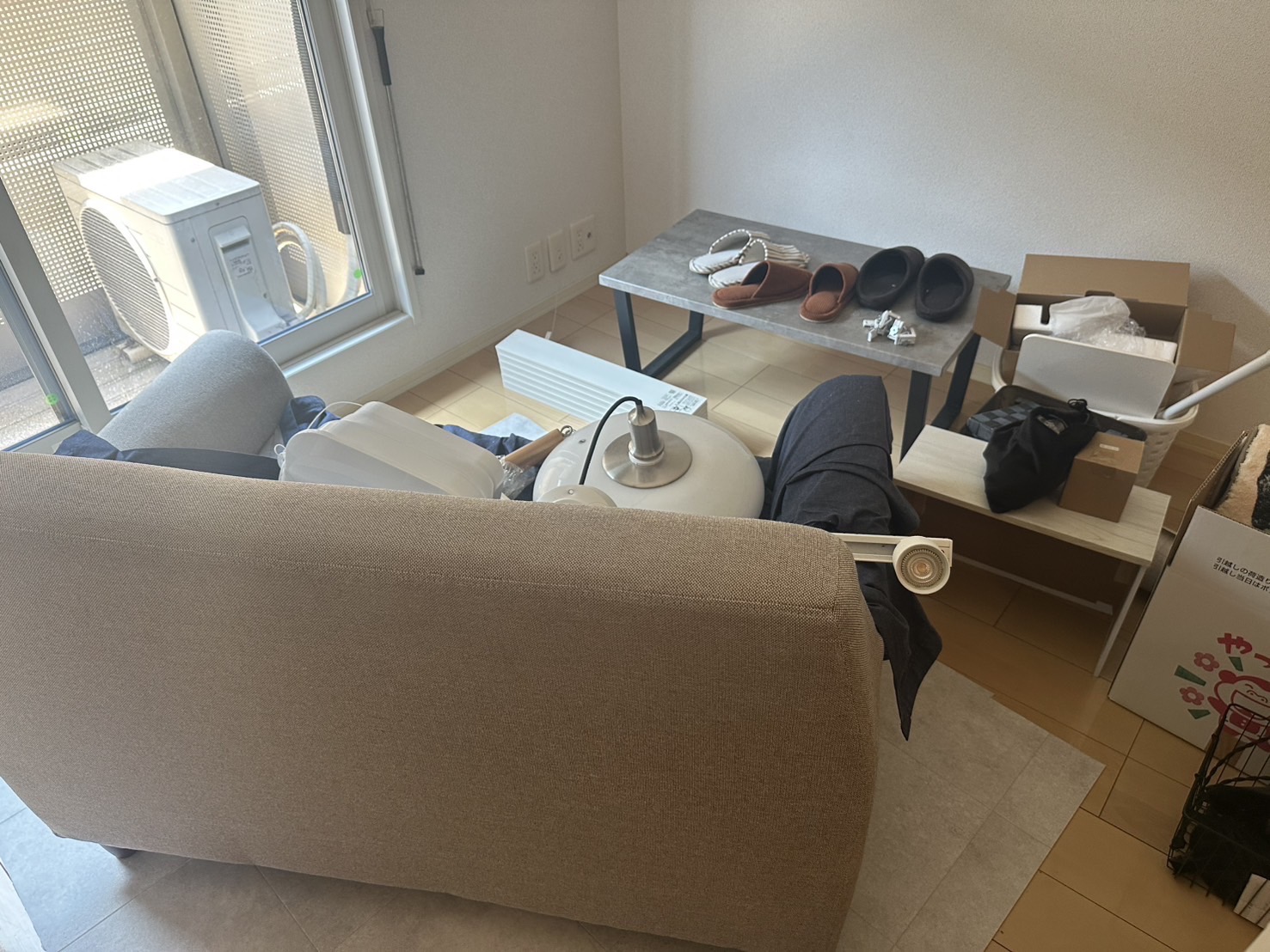 アパート片付け前