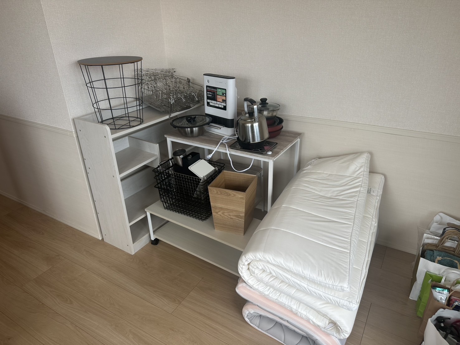 火災後片付け前